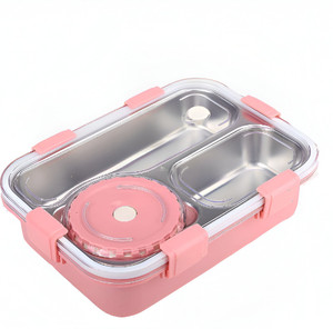 rbgiit insulated lunch box with airtight lid bowl and stainless steel liner 1 containers stainless steel office lunch box