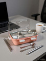 RBGIIT Leakage Proof School Kids and Adults 3 Containers Stainless Steel Office Lunch Box