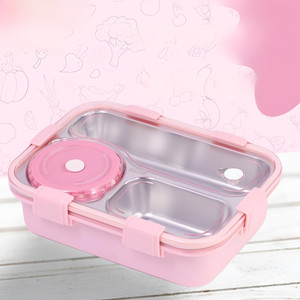 rbgiit lunch box with multiple compartments bowl and leakproof seal 1 containers stainless steel office lunch box