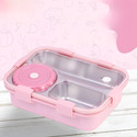RBGIIT Lunch Box with Multiple Compartments, Bowl, and Leakproof Seal 1 Containers Stainless Steel Office Lunch Box
