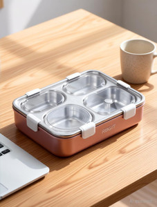 rbgiit lunch box stainless steel vaccum 4 containers stainless steel office lunch box 1000 ml