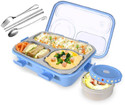 RBGIIT Stainless Steel Bento Lunch Box with Sealed Lid and Cutlery Set 1 Containers Stainless Steel, Plastic, Silicone School Lunch Box