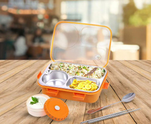 rbgiit stainless steel lunch box 3 containers stainless steel office lunch box