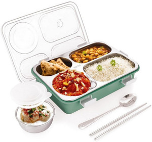 rbgiit stainless steel lunch box with lid cutlery inside heating  water insulation k0 4 containers stainless steel office lunch box