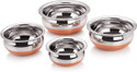 RBGIIT Steel Copper Bottom Kitchen Serving Cooking