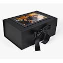 RBS® - Personalized Gift Box for Packing (23 x 16 x 10cm) Gift Box Empty (1 Pack) Photo Frame Gift Hampers Holds Upto 5 kg Occasion Empty Gift Boxes for Packaging (Black Photo frame)