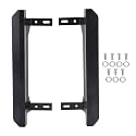 RC Car Foot Pedal Aluminum Alloy High Strength Side Foot Step for 1/10 RC Car Off Road Vehicle Enhanced Performance Weather Easy Installation (Black)