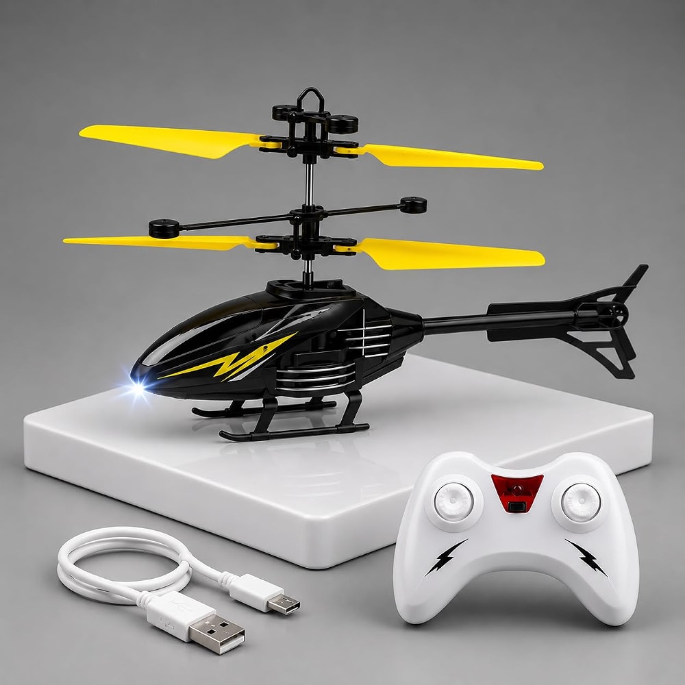 RC Helicopter with Hand Gravity Sensor, Flying Remote Control ...