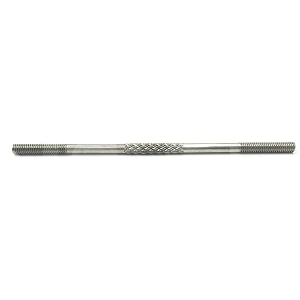 rc models m3 double-ended threaded turnbuckle rods with knurling 304 stainless steel push-pull rods 10 piecesm3l100mm