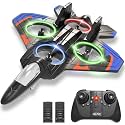 RC Plane Remote Control Airplane for Kids Adults Beginners,Blue,2Batteries