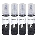 RC PRINT 003/001 Compatible Ink for Epson L3100, L3110, L3150, L5190, L1110, L4150, L6170, L4160, L6190, L6160 (Pack of 2 Black 70ML Each)