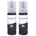 RC PRINT 003/001 Compatible Ink for Epson L3100, L3110, L3150, L5190, L1110, L4150, L6170, L4160, L6190, L6160 (Pack of 2 Black 70ML Each)