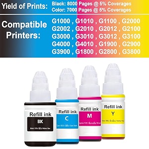rc print gi 790 ink for canon g1000 g1010 g1100 g2000 g2002 g2010 g2012 g2100 g3000 g3010 g3012 g3100 g4000 g4010