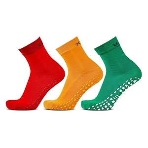rc royal class ankle length soft anti skid anti slip socks for kids breathable anti-odour cotton socks for boys amp girls cushioned amp moisture wicking pack of 3 pairs