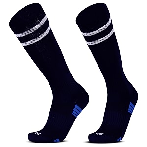 rc royal class football socks -knee high unisex cushioned sole hi-performance soft amp breathableventilatedmoisture wickinganti-odourfootballsoccer socks for kids to adults-pack of 1 pair