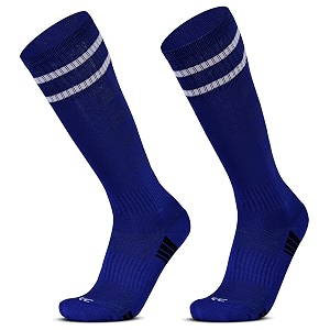 rc royal class football socks -knee high unisex cushioned sole hi-performance soft amp breathableventilatedmoisture wickinganti-odourfootballsoccer socks for kids to adults-pack of 1 pair