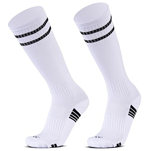 rc royal class football socks -knee high unisex cushioned sole hi-performance soft amp breathableventilatedmoisture wickinganti-odourfootballsoccer socks for kids to adults-pack of 1 pair