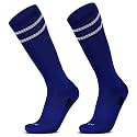RC. ROYAL CLASS Football Socks -Knee High Unisex, Cushioned Sole, Hi-Performance, Soft &amp; Breathable,Ventilated,Moisture Wicking,Anti-Odour,Football/Soccer Socks For Kids to Adults-Pack of 1 Pair