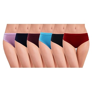 RC. ROYAL CLASS Women Cotton Plain Solid