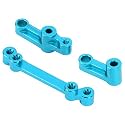 RC Steering Assembly Set, Aluminum Alloy High Strength Upgrade Parts Compatible with 1/16 SG1603, for SG1604, UD1601, UD16024 RC Car Model Bicycle Model Car Accessories(Blue£©