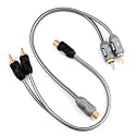 RCA Y Adapter Splitter Connector (2 Pack) (2M1F (Trade Edition))