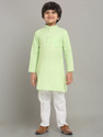 RCENSA Boys Self Design Straight Kurta