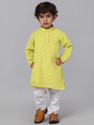 RCENSA Boys Self Design Straight Kurta
