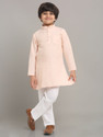 RCENSA Boys Self Design Straight Kurta