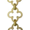 RCH Hardware CH-37-AD Brass Chandelier Chain, Acid Dipped (1 Foot)