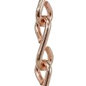 RCH Hardware CH-S50-06-CO Steel Basket Chain 5 Gauge, Copper (1 Foot)