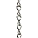 RCH Hardware CH-S50-16-BN Steel Basket Chain 15 Gauge, Brushed Nickel (1 Foot)