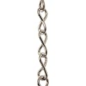 RCH Hardware CH-S50-16-PN Steel Fixture Chain, 14 Gauge, Polished Nickel