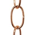 RCH Hardware CH-S56-10-CO-3 Steel Chandelier Chain, Copper (3 Feet)