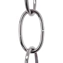 RCH Hardware CH-S56-10-PC-3 Steel Chandelier Chain, Polished Chrome (3 Feet)