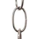 RCH Hardware CH-S56-10-PN-3 Steel Fixture Chain, 8 Gauge, Polished Nickel (3 Feet)