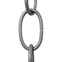 RCH Hardware CH-S56-10-PN-3 | 8 Gauge Decorative Solid Steel Standard Link Fixture Chain | 3 Foot Increments |Polished Nickel Finish