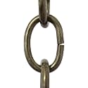 RCH Hardware CH-S56-11S-AB-3 Steel Chandelier Chain, Antique Brass (3 Feet)