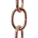 RCH Hardware CH-S56-11S-CO-3 Steel Chandelier Chain, Copper (3 Feet)