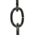 RCH Hardware CH-S56-11S-GUN-3 Steel Chandelier Chain, Gunmetal (3 Feet)