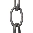 RCH Hardware CH-S56-11S-SC-3 |9 Gauge Steel Chandelier Chain for Lighting and Hanging Fixtures - Standard Links (3 ft/1 Yard, Satin Chrome)