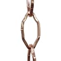 RCH Hardware CH-S57-30-CO-3 Steel Chandelier Chain, Copper (3 Feet)
