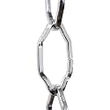 RCH Hardware CH-S57-30-PC-3 Steel Chandelier Chain, Polished Chrome (3 Feet)