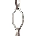 RCH Hardware CH-S57-30-SC-3 Steel Chandelier Chain, Satin Chrome (3 Feet)