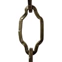 RCH Hardware CH-S57-33-AB-3 Steel Chandelier Chain, Antique Brass (3 Feet)