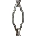 RCH Hardware CH-S57-33-BN-3 Steel Chandelier Chain, Brushed Nickel (3 Feet)