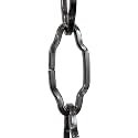 RCH Hardware CH-S57-33-GUN-3 Steel Chandelier Chain, Gunmetal (3 Feet)