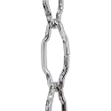 RCH Hardware CH-S57-33-PC-3 Steel Chandelier Chain, Polished Chrome (3 Feet)