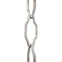 RCH Hardware CH-S57-33-SC-3 Steel Chandelier Chain, Satin Chrome (3 Feet)