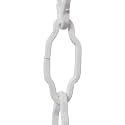 RCH Hardware CH-S57-33-WHT-3 Steel Chandelier Chain, White (3 Feet)