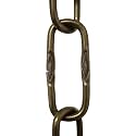 RCH Hardware CH-S58-40-AB-3 Steel Chandelier Chain, Antique Brass (3 Feet)